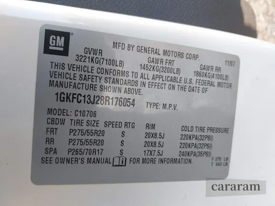 2008 GMC Yukon SLT 4SB