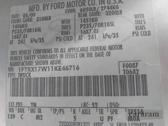 2001 Ford F-150 XL
