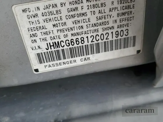 2002 Honda Accord SE