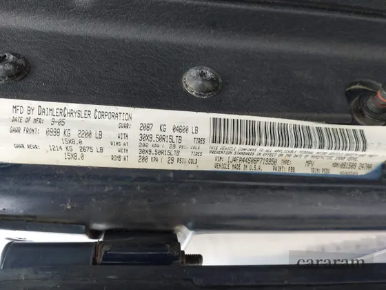 2006 Jeep Wrangler Unlimited LWB