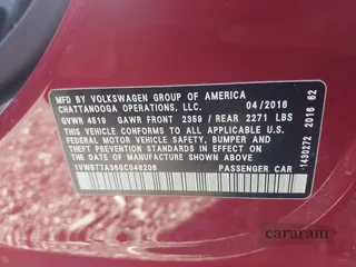 2016 Volkswagen Passat SE