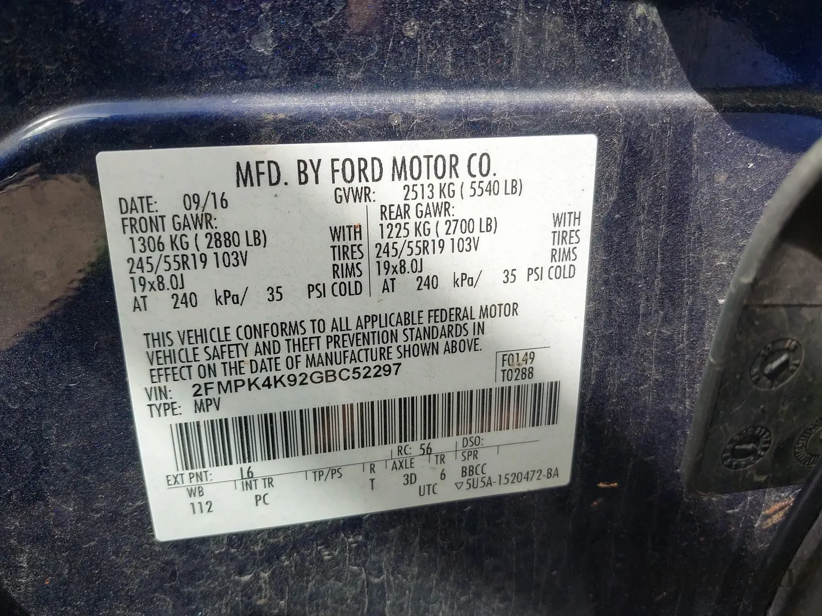2016 Ford Edge Titanium