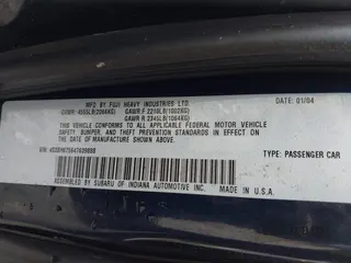 2004 Subaru Legacy Outback