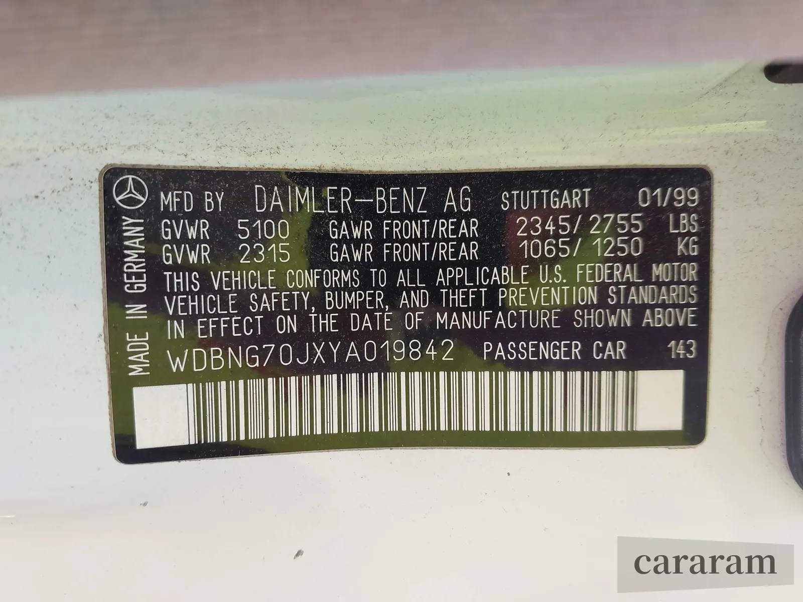 2000 Mercedes-Benz S 320/430/500
