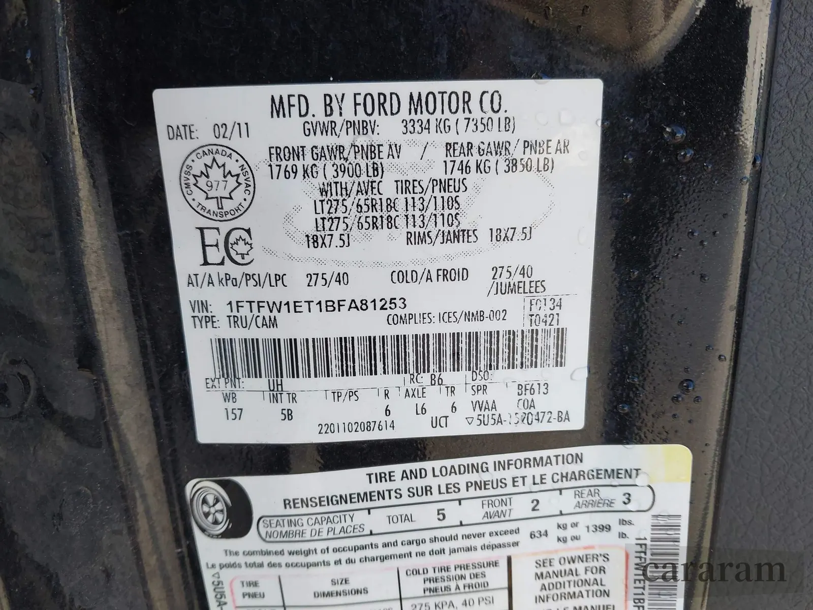 2011 Ford F-150 XLT