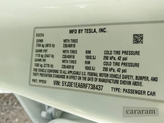 2024 Tesla Model 3