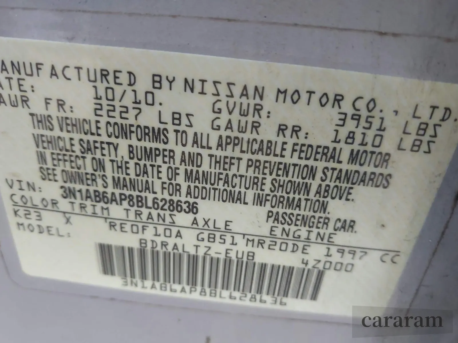 2011 Nissan Sentra SL