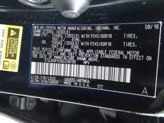 2016 Toyota Highlander XLE