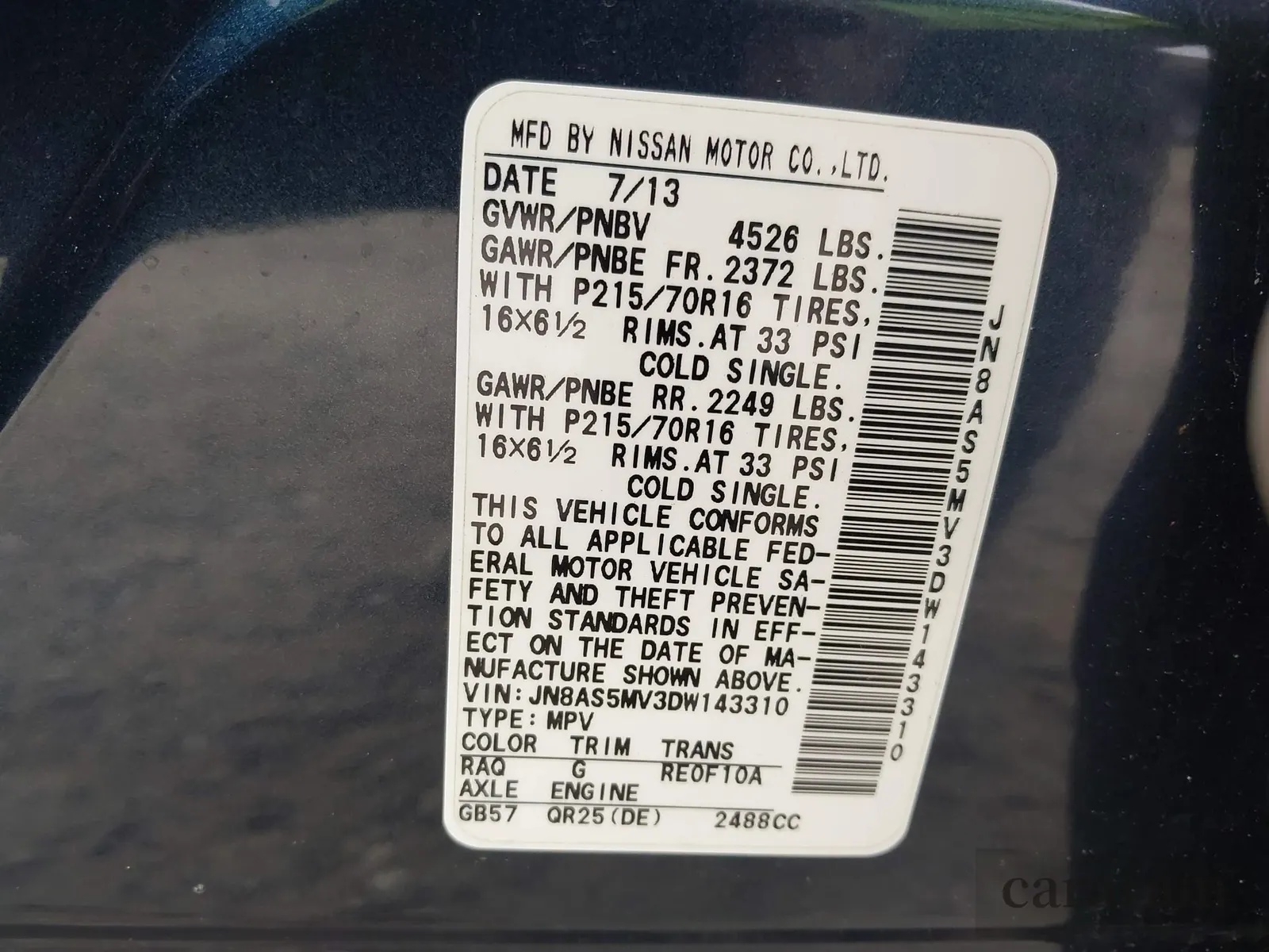 2013 Nissan Rogue SL