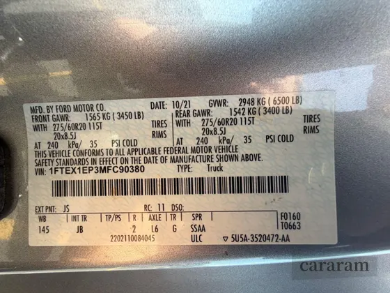 2021 Ford F-150 XL