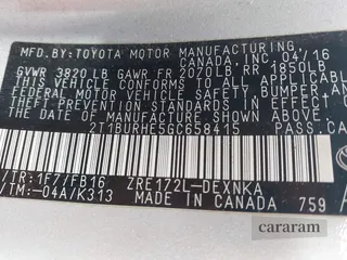 2016 Toyota Corolla LE