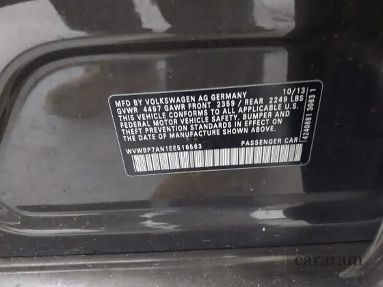 2014 Volkswagen CC Sport