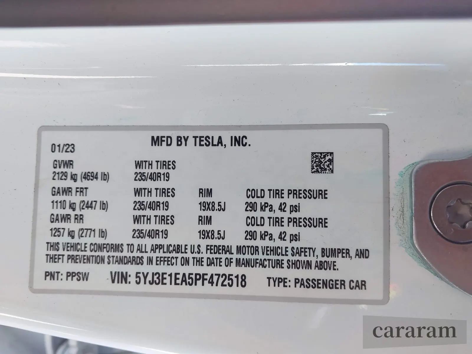 2023 Tesla Model 3