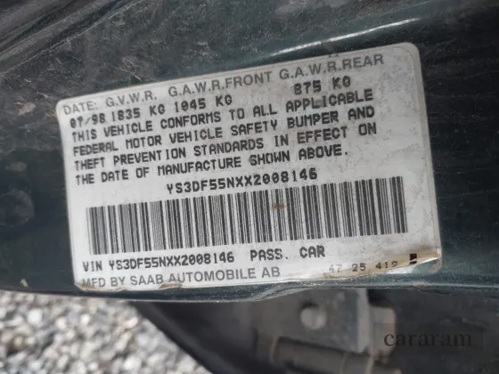 1999 Saab 9-3 SE
