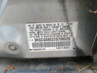 2002 Honda Accord LX