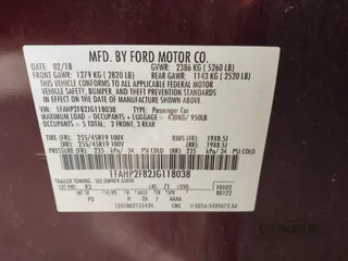 2018 Ford Taurus Limited
