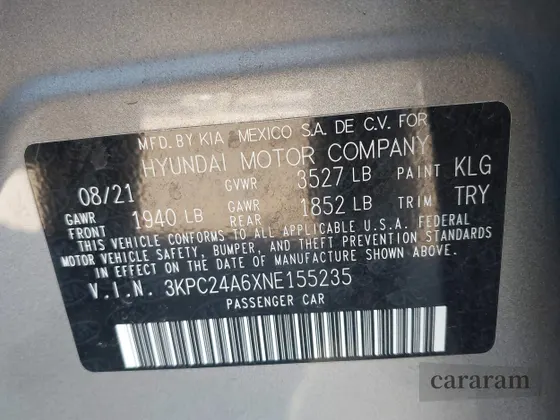 2022 Hyundai Accent SE