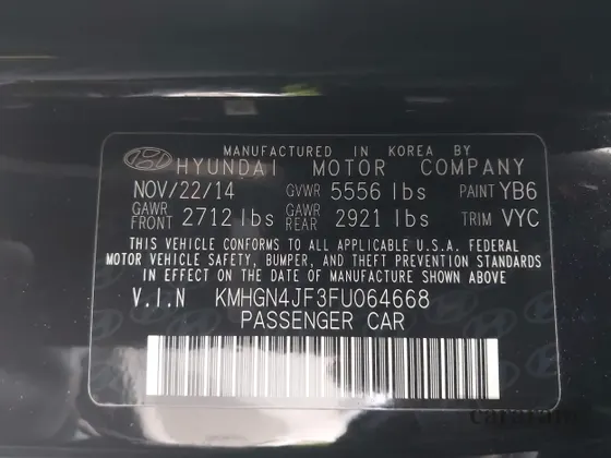 2015 Hyundai Genesis