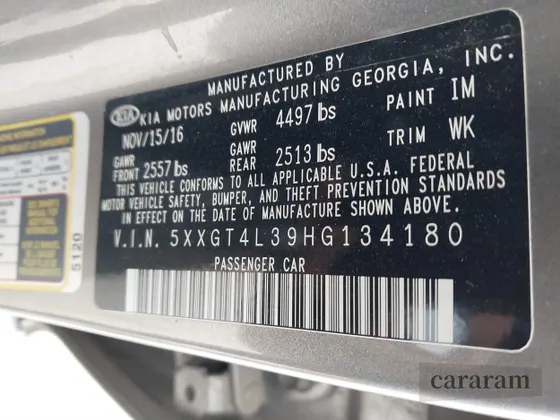2017 Kia Optima LX