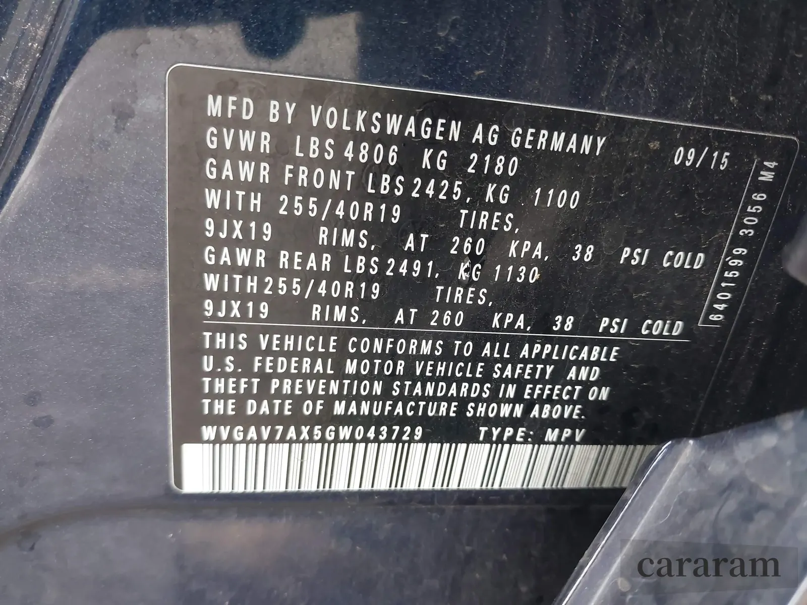 2016 Volkswagen Tiguan S