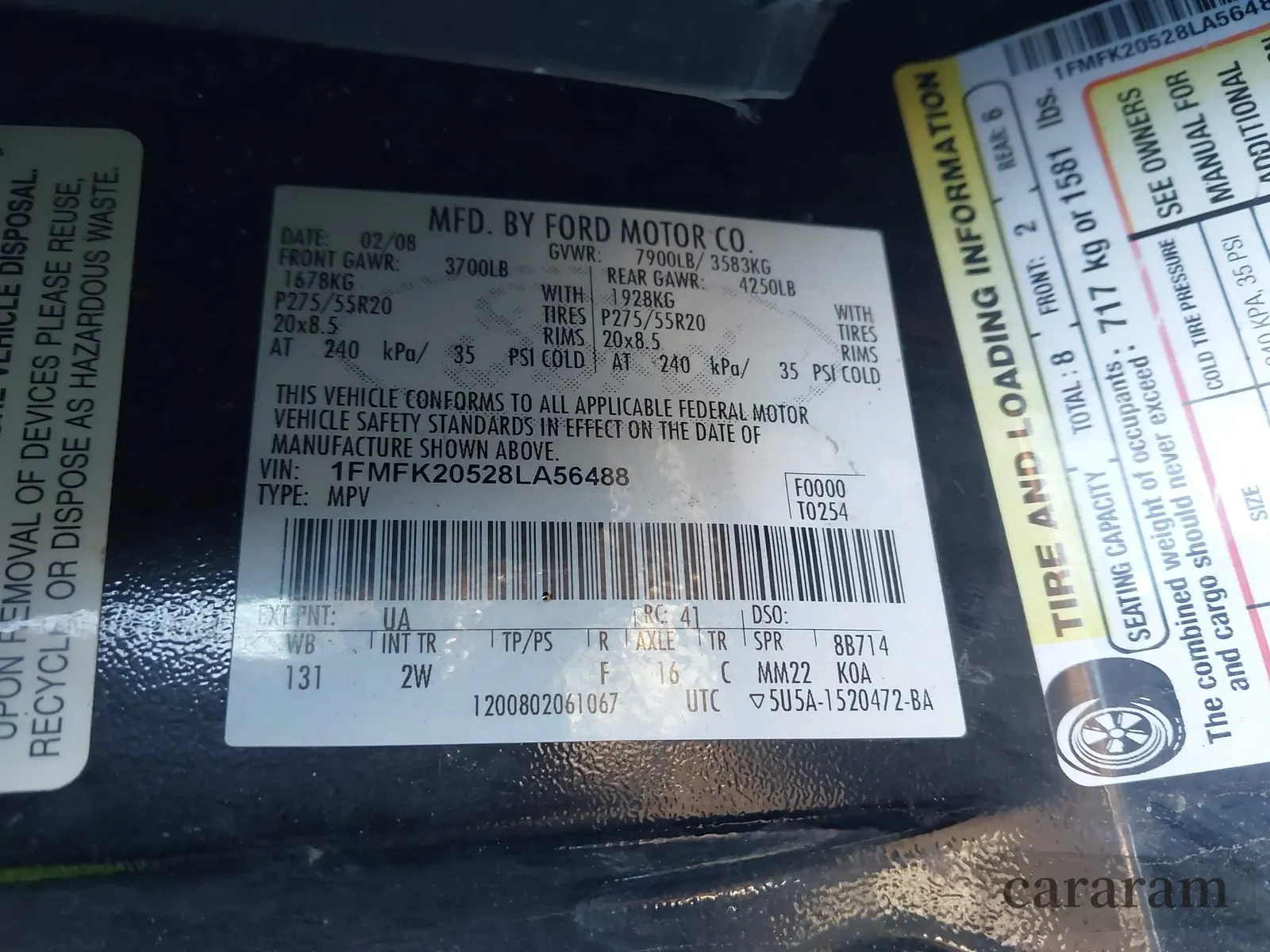 2008 Ford Expedition Max Limited