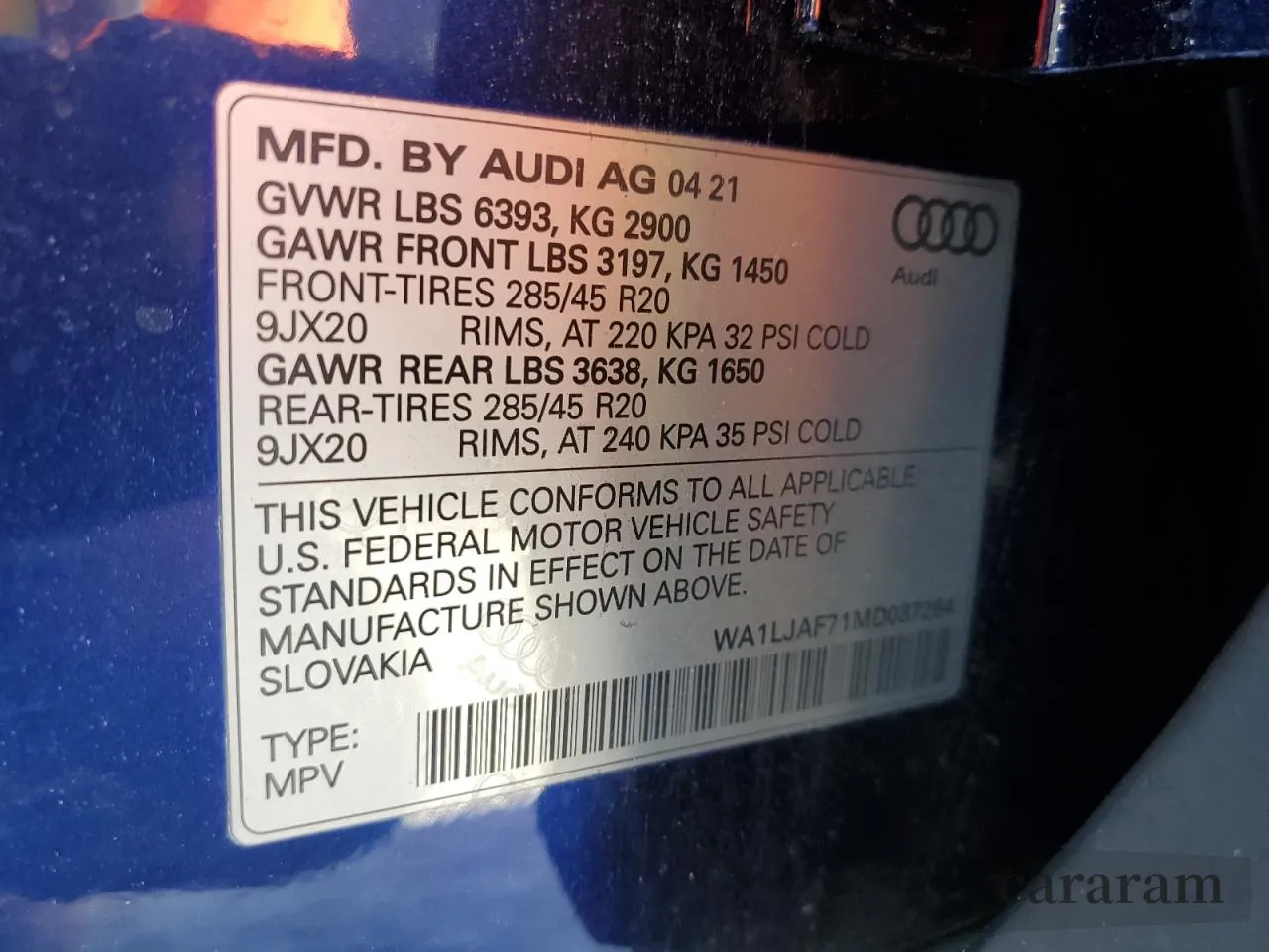 2021 Audi Q7 Premium Plus