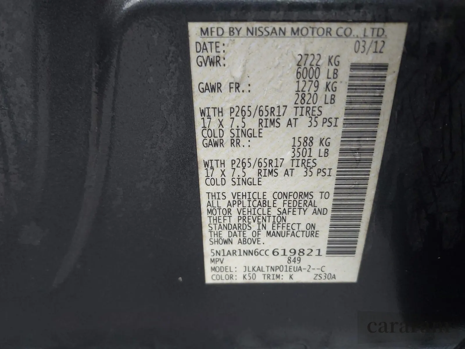 2012 Nissan Pathfinder Silver Edition