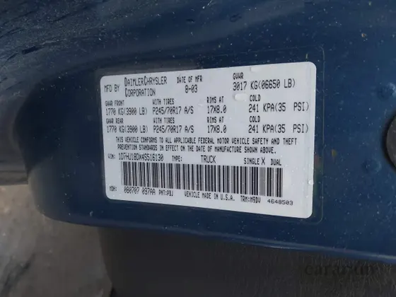2004 Dodge 1500 SLT
