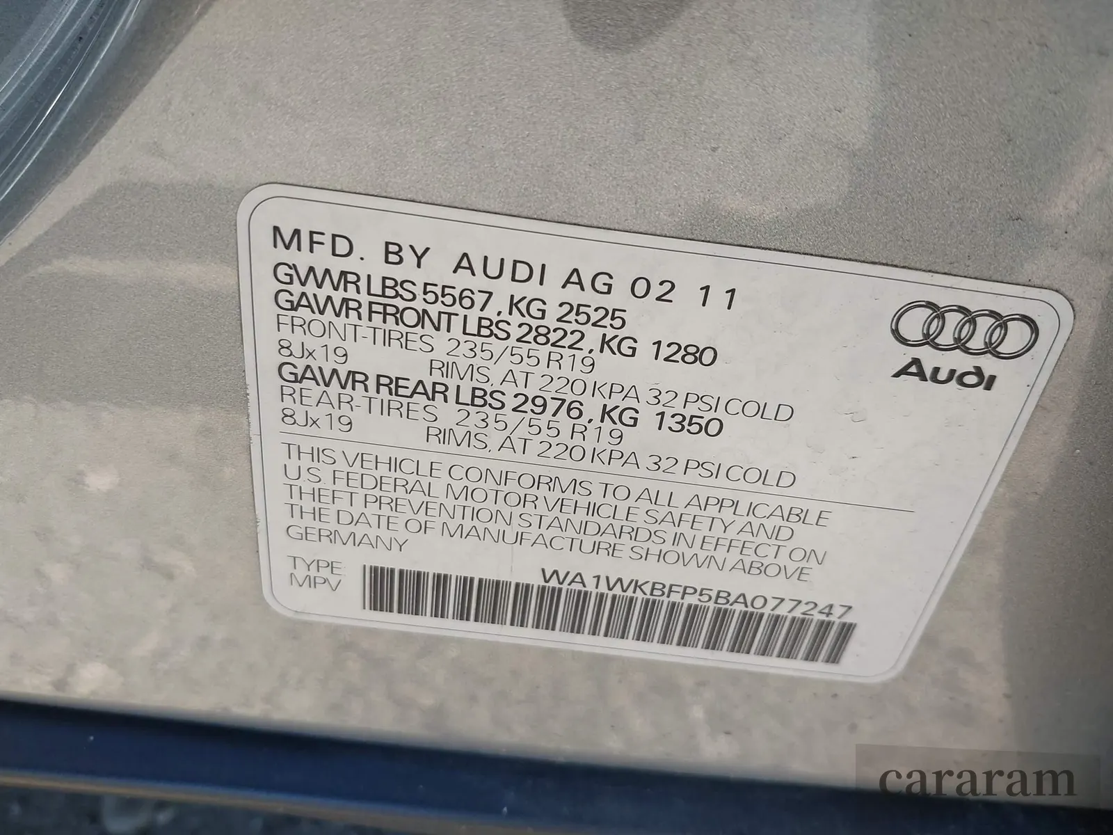 2011 Audi Q5 Prestige