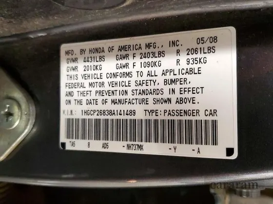 2008 Honda Accord EX-L