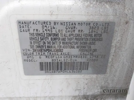2017 Nissan Sentra SV