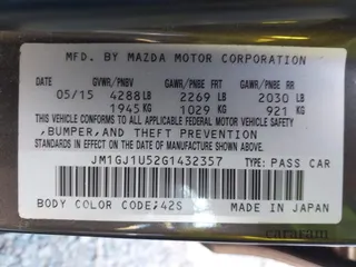 2016 Mazda 6 i Sport