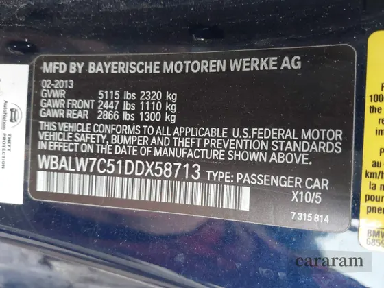 2013 BMW 6 Series 640i