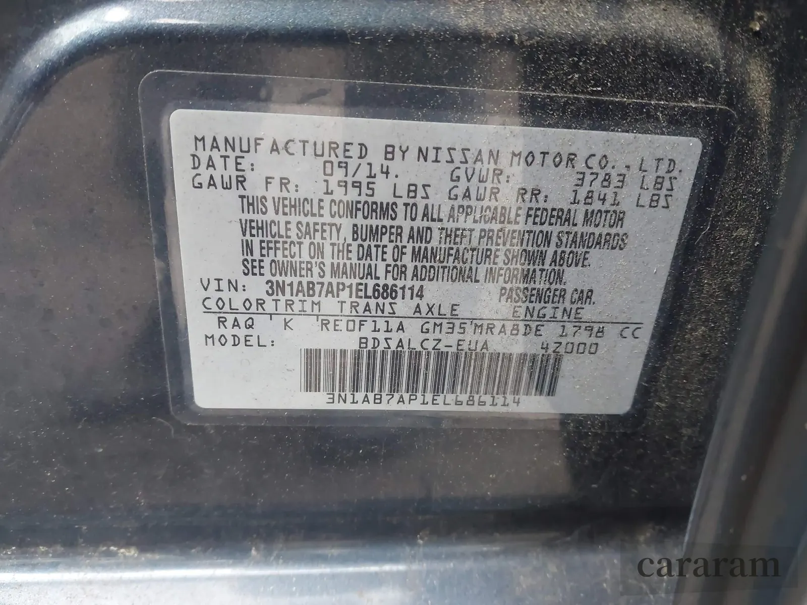 2014 Nissan Sentra SV