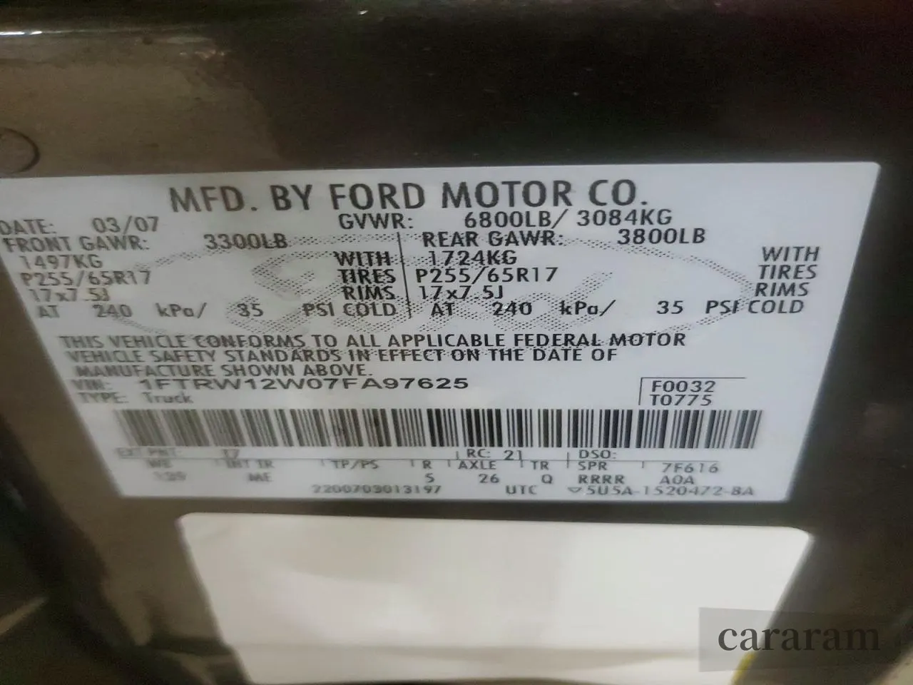 2007 Ford F-150 XLT