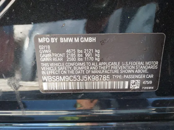 2018 BMW M3