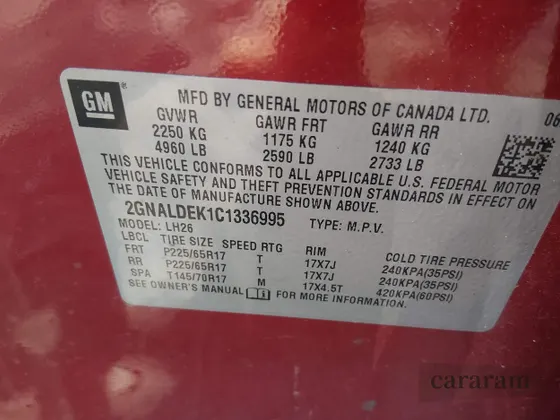 2012 Chevrolet Equinox 1LT