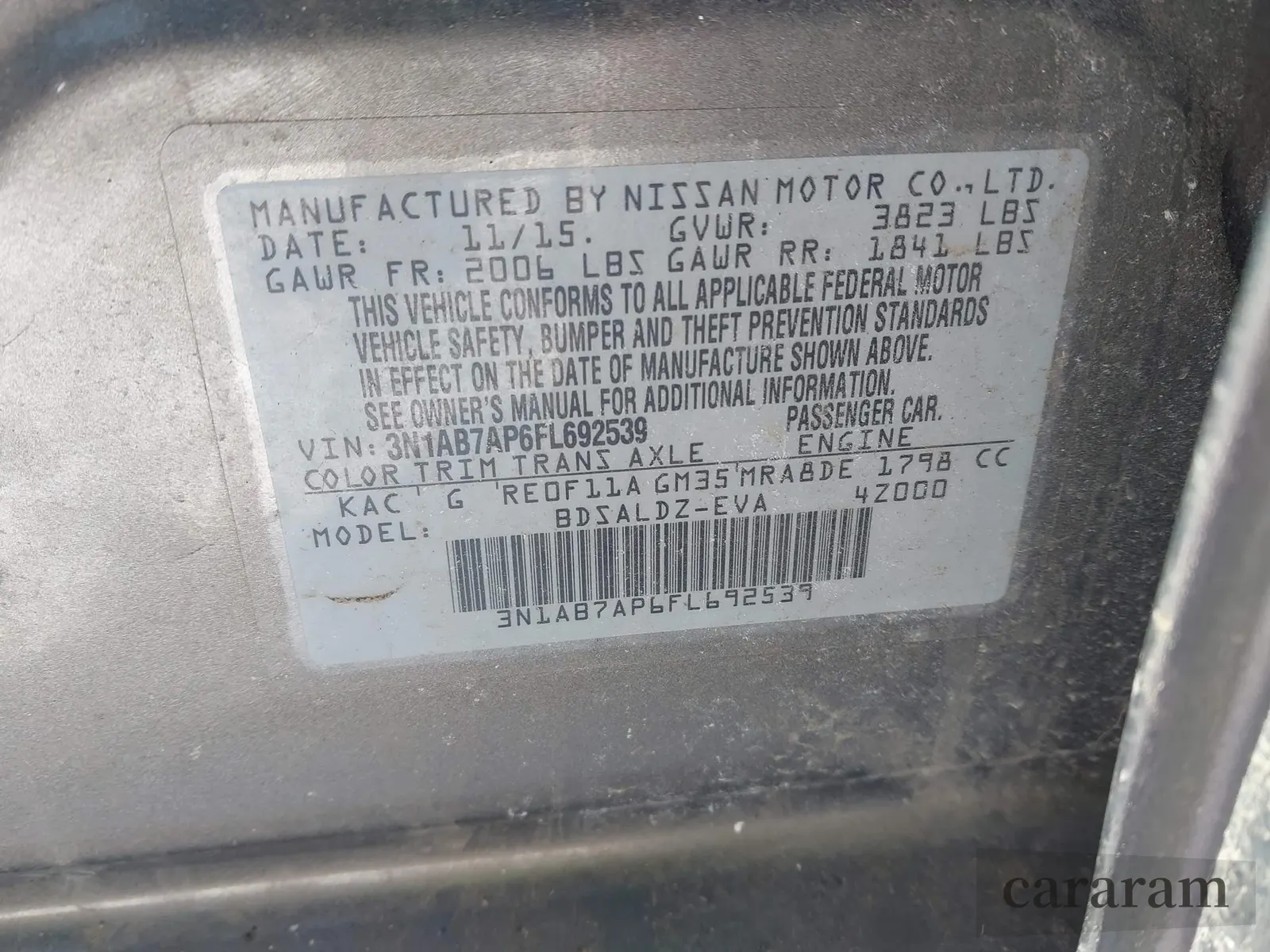 2015 Nissan Sentra SR