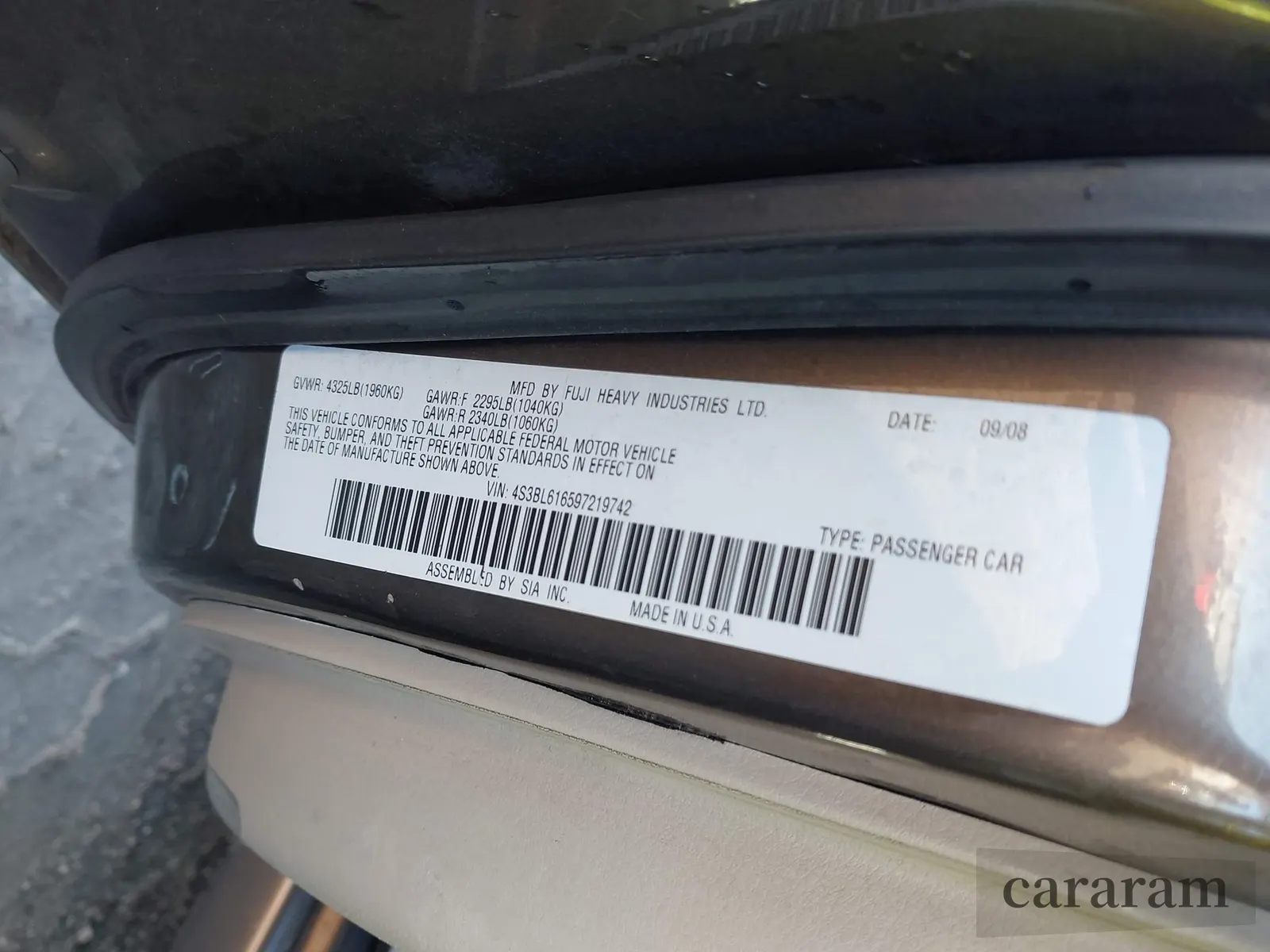 2009 Subaru Legacy Special