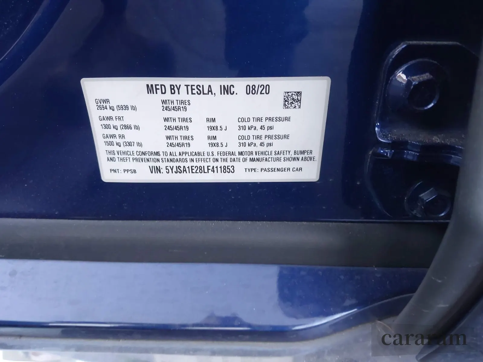 2020 Tesla Model S Long Range