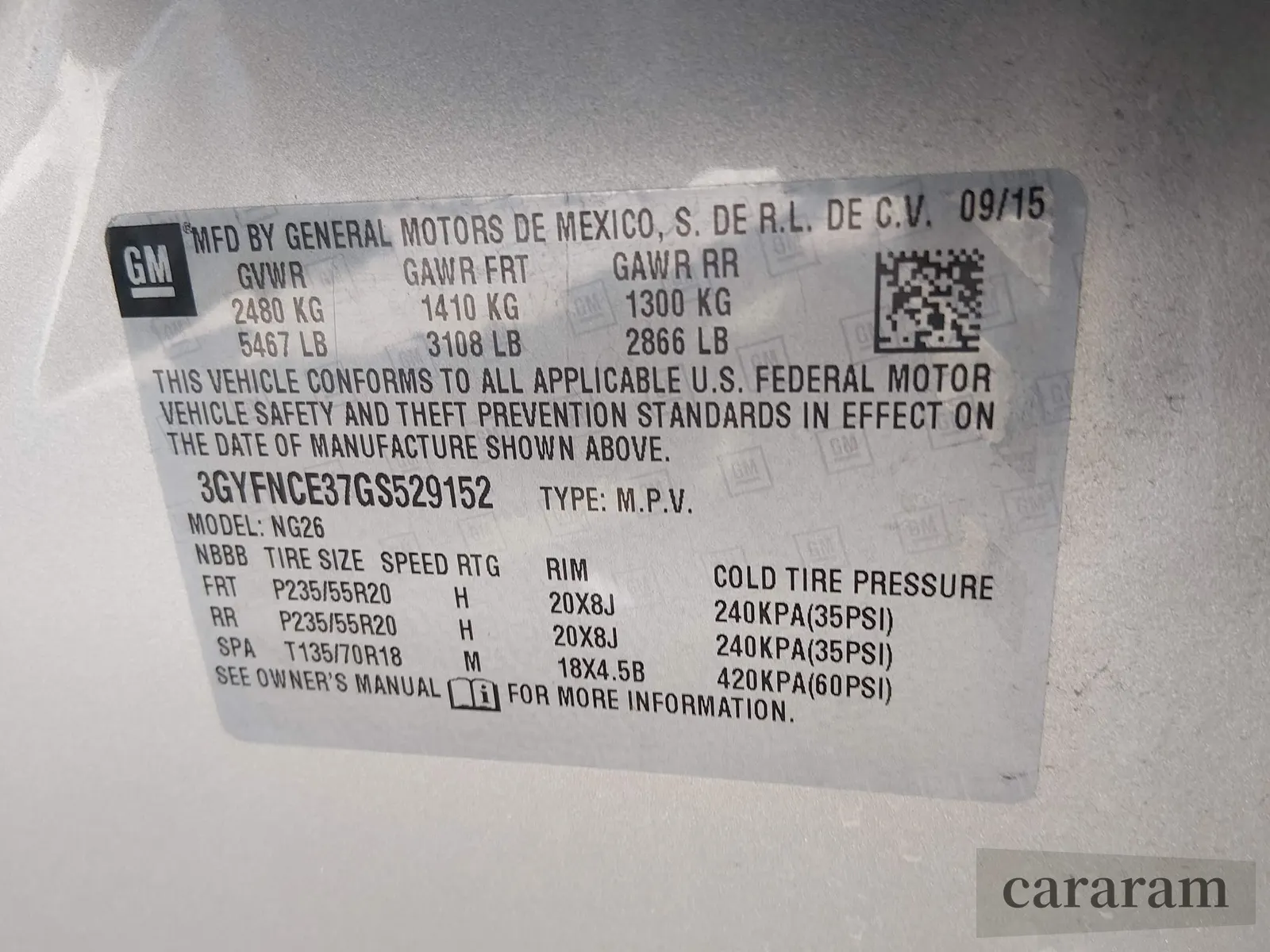 2016 Cadillac SRX Performance Collection