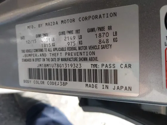 2016 Mazda 3 i Sport