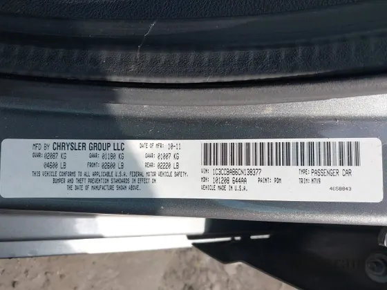 2012 Chrysler 200 LX