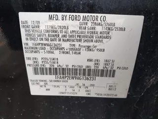 2010 Ford Taurus SEL