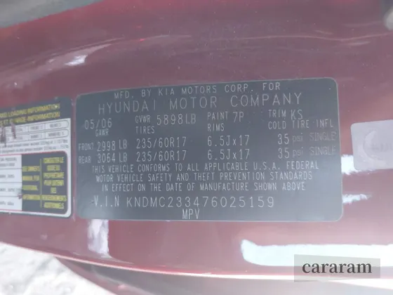 2007 Hyundai Entourage GLS