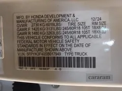 2025 Honda Ridgeline RTL+