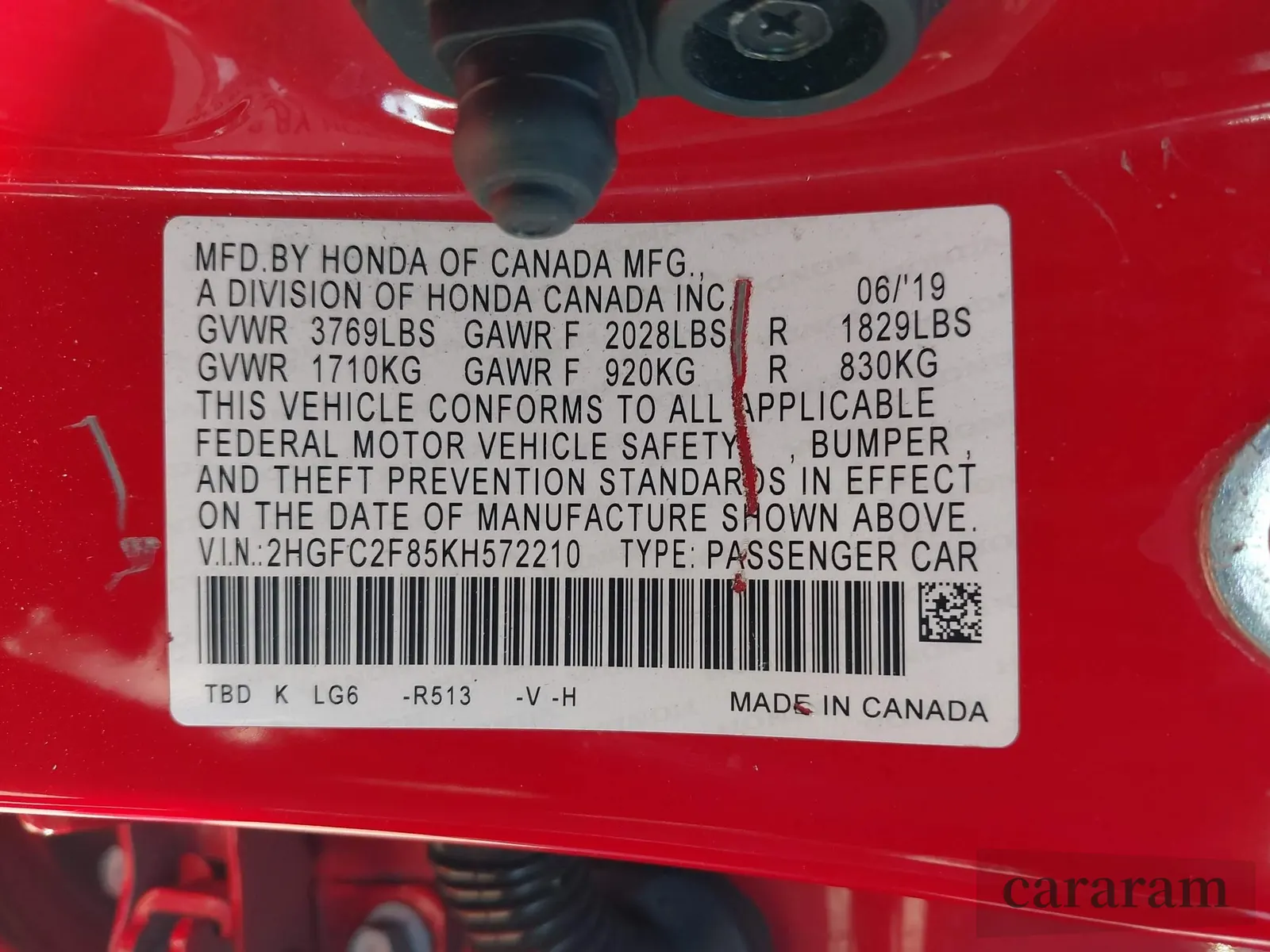 2019 Honda Civic Sport