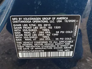 2021 Volkswagen Atlas SE