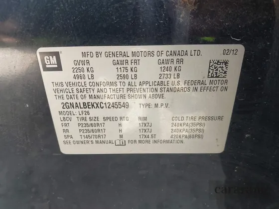 2012 Chevrolet Equinox LS
