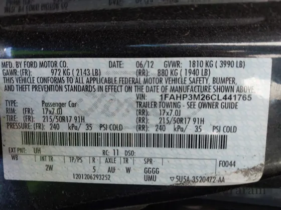 2012 Ford Focus SEL